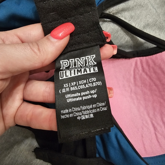 Set of 3 PINK Sports Bras - Picture 5 of 13